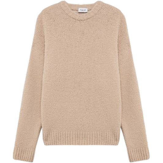 Felpe senza cappuccio Uomo Amish - Crew Crop - Beige