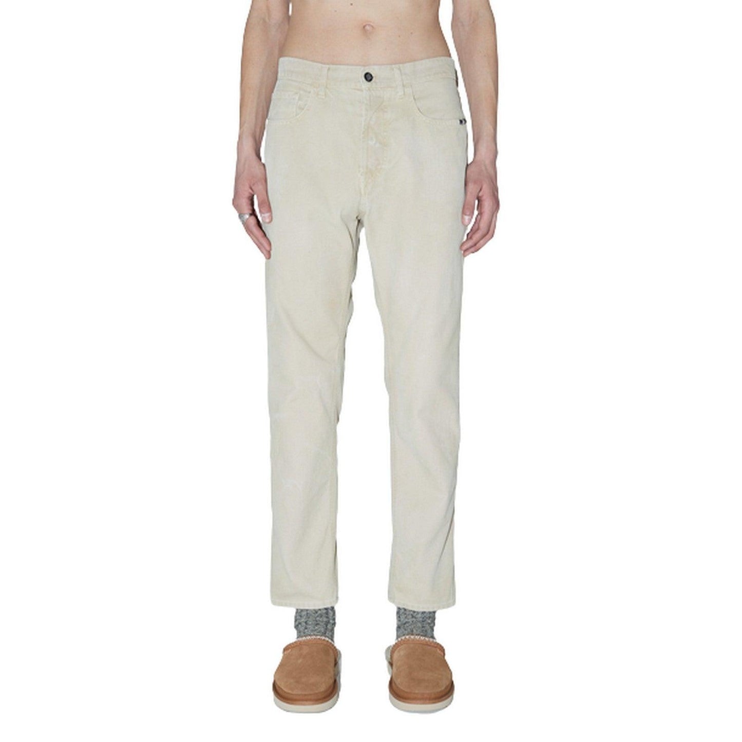 Jeans Uomo Amish - Jeremiah Straight - Beige