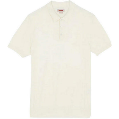 Polo Uomo Baracuta - Ss Polo Knit Cotton Garment Dyed - Avorio