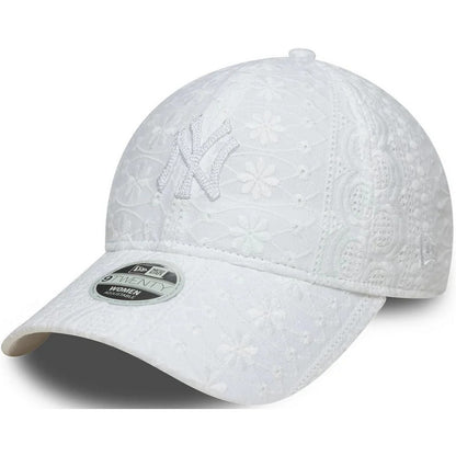 Cappellini da baseball Unisex New Era - Wmns Broderie 9Twenty - Bianco