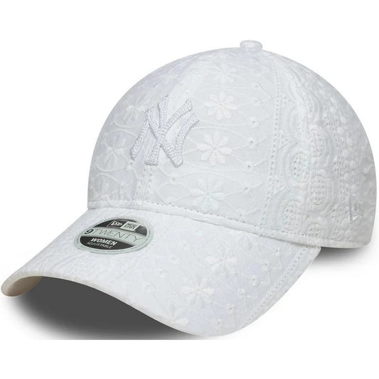 Cappellini da baseball Unisex New Era - Wmns Broderie 9Twenty - Bianco