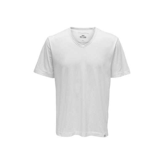 T-shirt Uomo Only & Sons - Onslago Reg Eq 1984 - Bianco