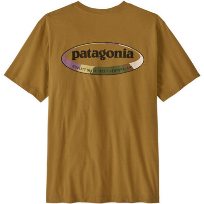 T-shirt Uomo Patagonia - M's '95 Oval Logo T-Shirt - Marrone