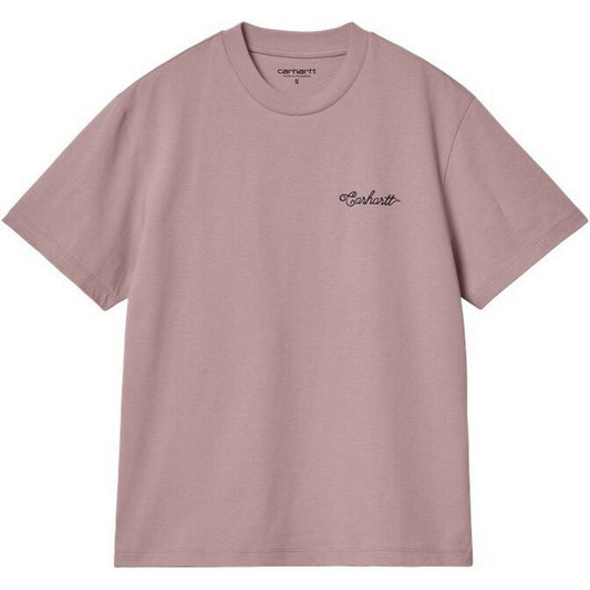 T-shirt Donna Carhartt Wip - W' S/S Stitch T-Shirt - Rosa