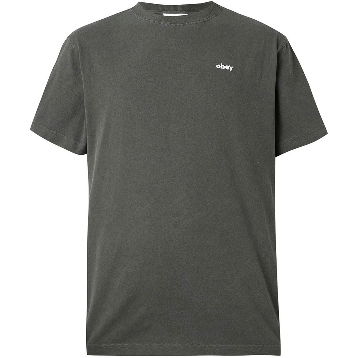 T-shirt Unisex Obey - Lowercase Pigment Tee Ss - Nero