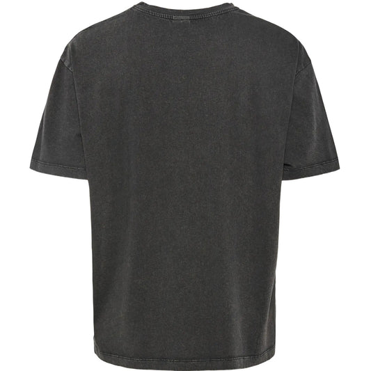 T-shirt Donna Pieces - Pceloise Ss Washed Tee Jrs Noos Bc - Nero