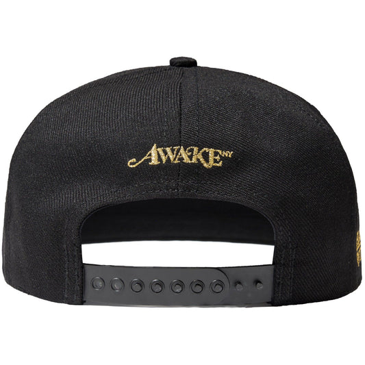Baschi e berretti Uomo Awake - Flamboyant Ent 6 Panel Snapback - Nero