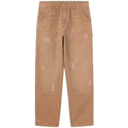 Pantaloni Uomo Carhartt Wip - Double Knee Pant - Marrone