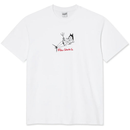 T-shirt Uomo Polar - Tee Devil Woman - Bianco