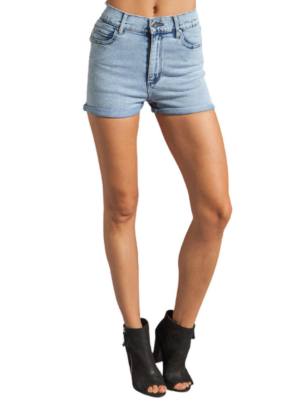 Pantaloncini Donna Cheap Monday - Short Skin - Blu