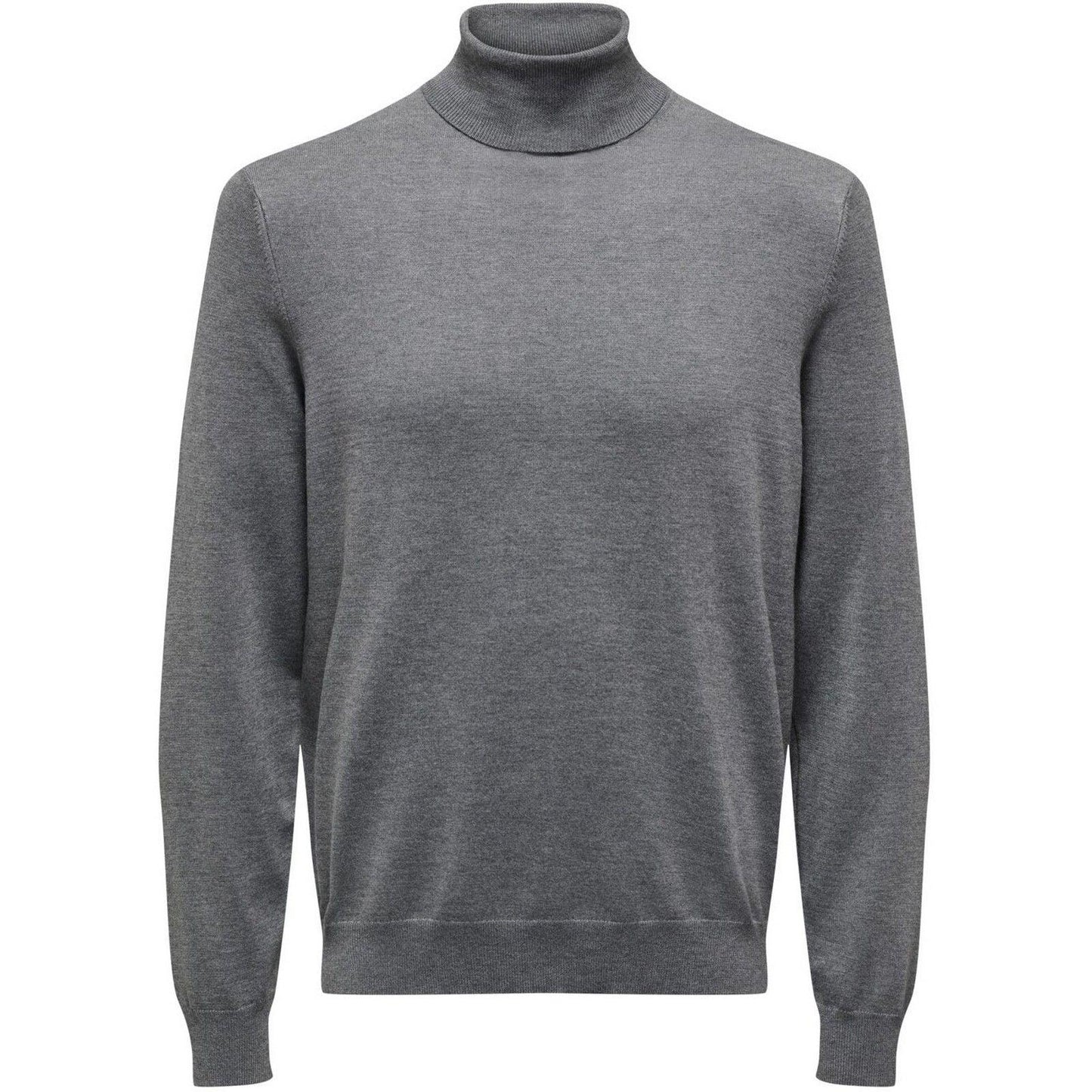 Maglioni Uomo Only & Sons - Onswyler Life Roll Neck Knit Noos - Grigio