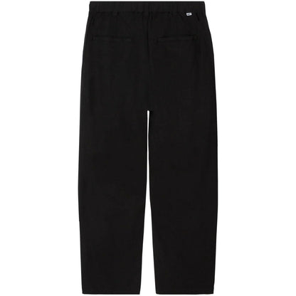 Pantaloni Uomo Obey - Foster Pleated Linen Pant - Nero