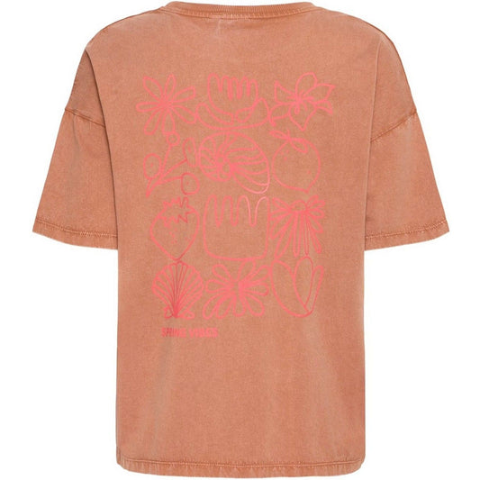 T-shirt Donna Ichi - Ihnabino Ss3 - Marrone