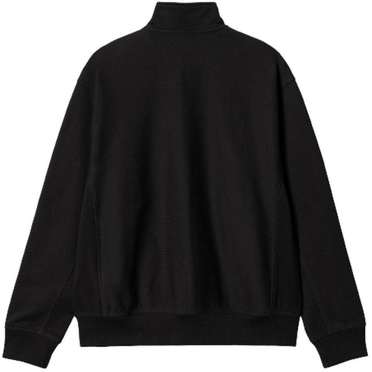 Herren-Sweatshirts von Carhartt Wip – American Script Jacket Baumwolle/Polyester-Sweat – Schwarz