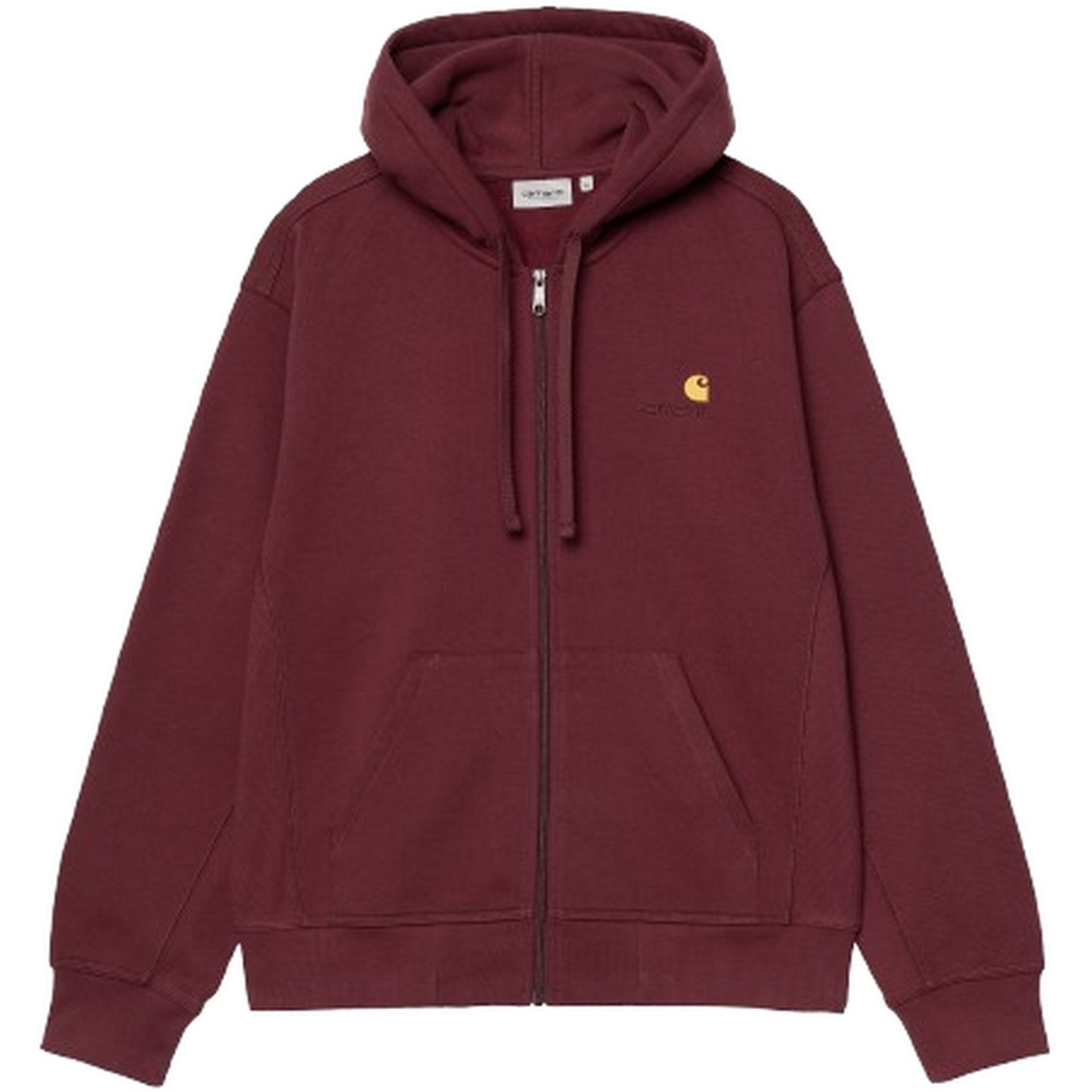 Giacche Uomo Carhartt Wip - Hooded American Script Jacket - Bordeaux