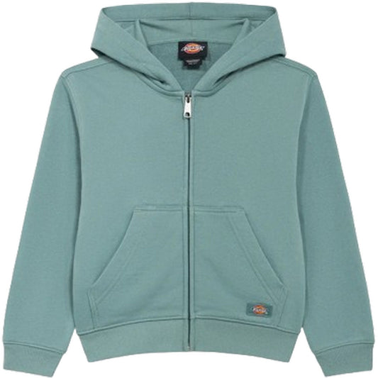 Felpe con cappuccio Bambini Unisex Dickies - K Terry Full Zip Hoodie - Verde