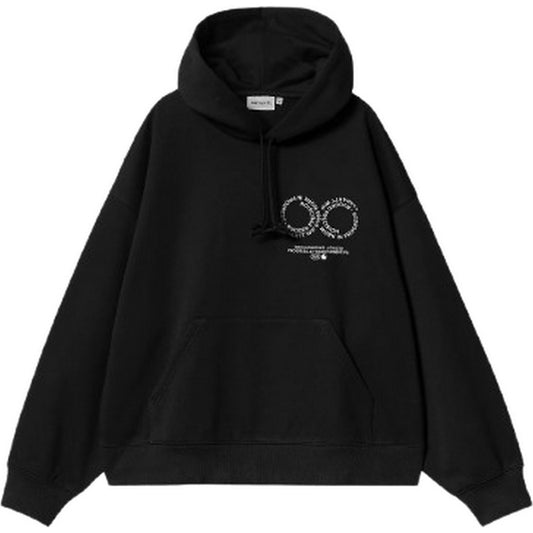 Felpe con cappuccio Uomo Carhartt Wip - Hooded Rotation Sweat - Nero