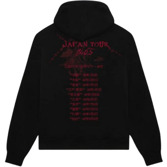 Felpe con cappuccio Uomo Dolly Noire - Kuchisake-Onna Japan Tour Hoodie - Nero
