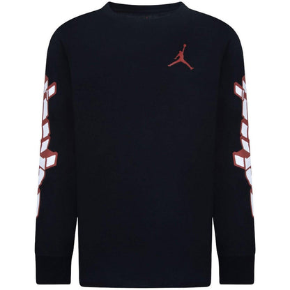 Maglie a manica lunga Ragazzi Unisex Jordan - Chicago Motion L/S Tee - Nero