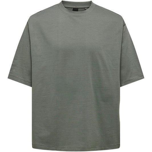 T-shirt Uomo Only & Sons - Onsmillenium Ovz Ss Tee - Verde