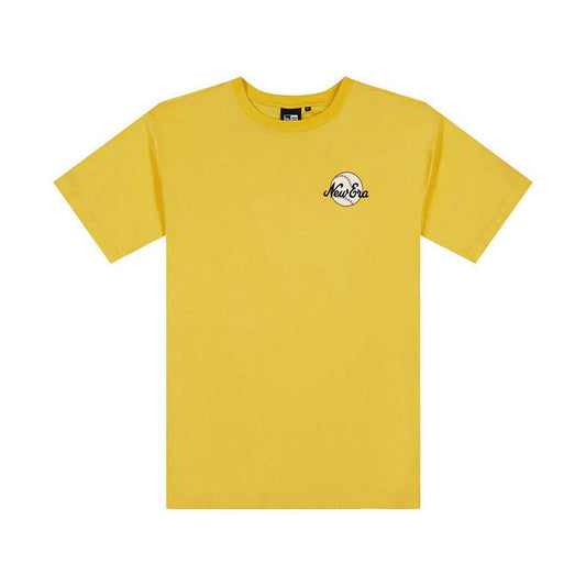 T-shirt Uomo New Era - Ne Heritage Graphc Os Tee - Giallo