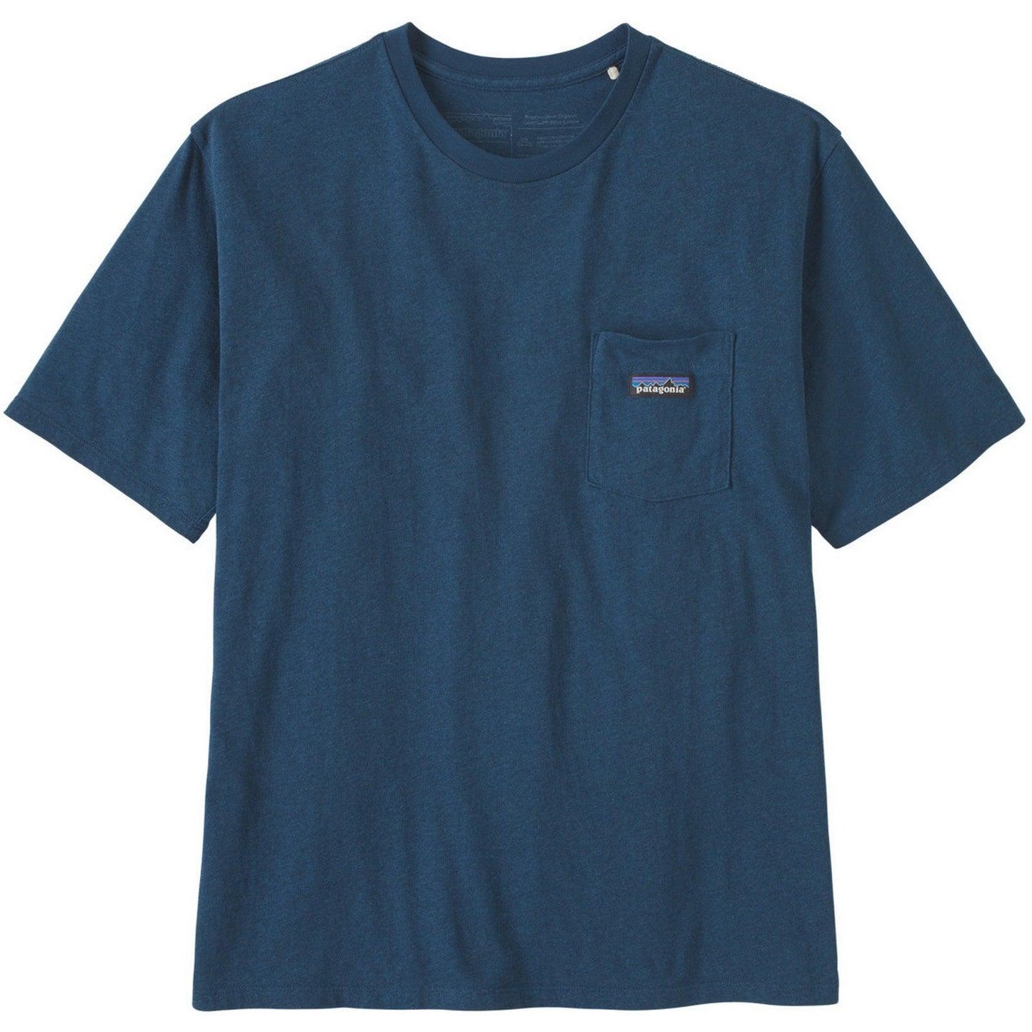 T-shirt Uomo Patagonia - M's Daily Pocket Tee - Blu