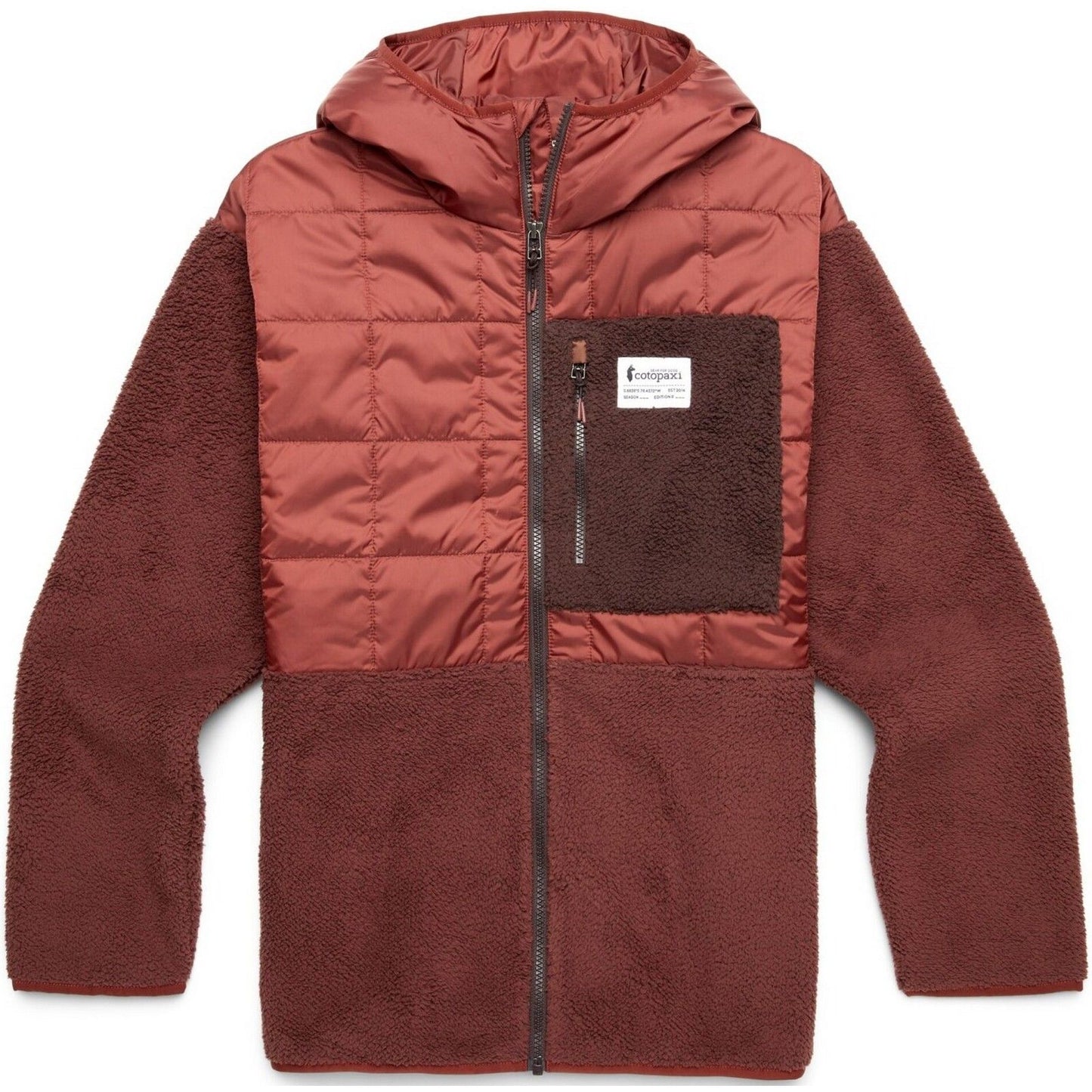 Giacche Uomo Cotopaxi - Trico Hybrid Hooded Jacket - Bordeaux