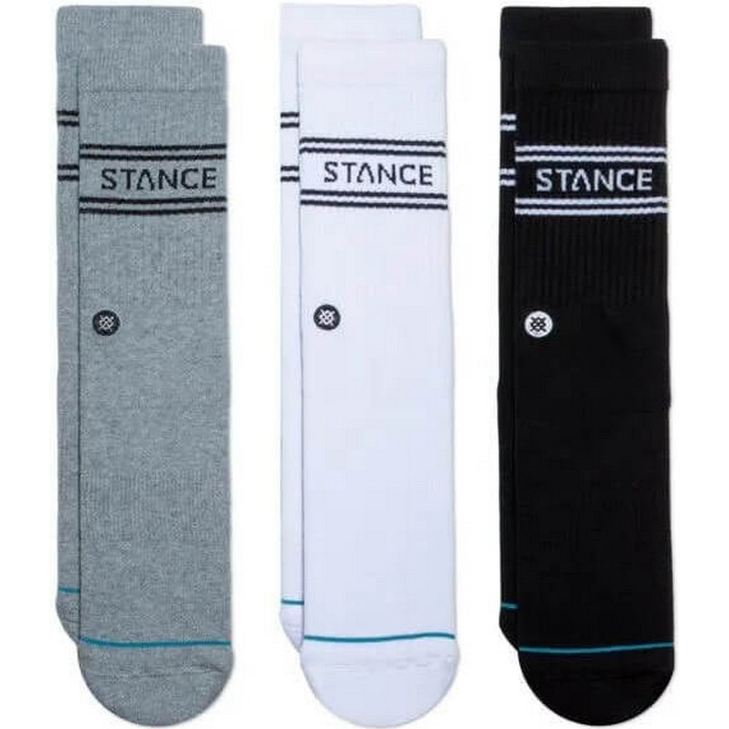 Calze Unisex Stance - Basic 3 Pack Crew - Multicolore