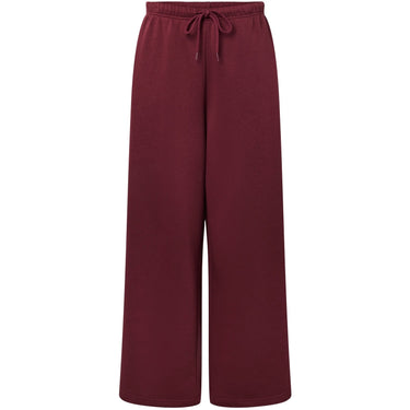 Pantaloni Donna Pieces - Pcchilli Hw New Wide Swt Pants Noos Bc - Rosso