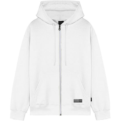 Felpe con cappuccio Uomo Propaganda - Zip Hoodie Label Camo - Bianco
