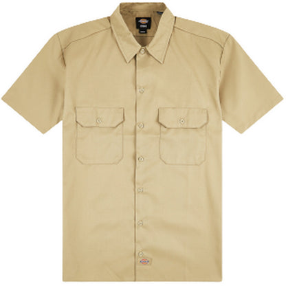 Camicie casual Uomo Dickies - Work Shirt Ss Rec - Beige