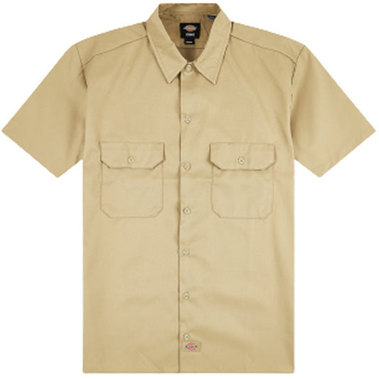 Camicie casual Uomo Dickies - Work Shirt Ss Rec - Beige