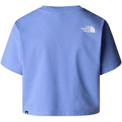 T-shirt Donna The North Face - Women’s Simple Dome Cropped Slim Tee - Blu
