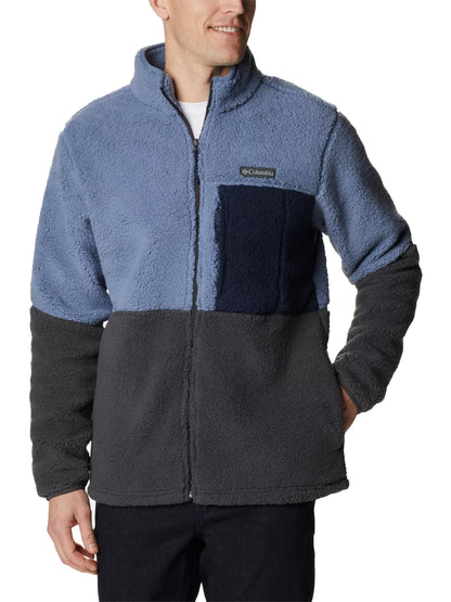 Giubbini Uomo Columbia - Mountainside™ Heavyweight Fleece - Blu