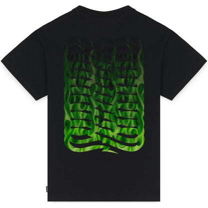 T-shirt Uomo Propaganda - T-Shirt M/M Ribs Flames - Nero