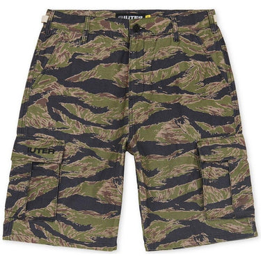 Iuter Short pour Homme - Short Cargo en Toile - Multicolore