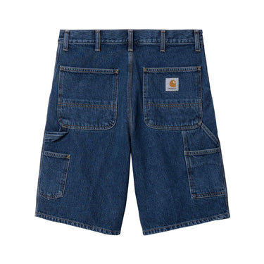 Męskie bermudy Carhartt Wip – krótkie spodenki do kolan – niebieskie