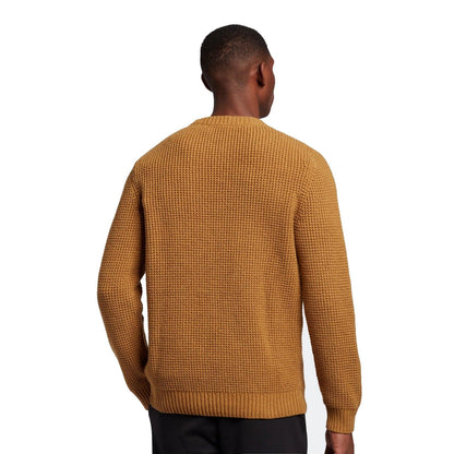 Maglioni Uomo Lyle & Scott - Thermal Stitch Jumper - Oro