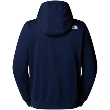Męskie bluzy z kapturem The North Face – M Simple Dome z pełnym zamkiem – niebieskie