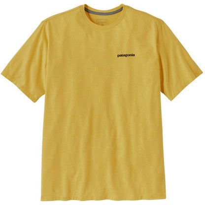 T-shirt Uomo Patagonia - M's P-6 Logo Responsibili-Tee - Giallo