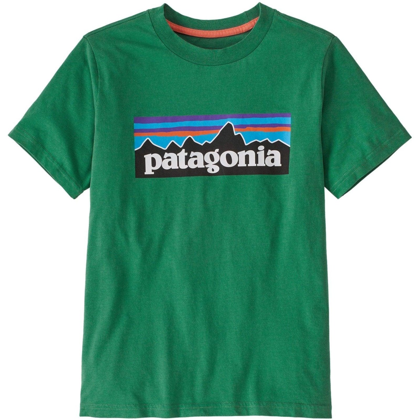 T-shirt Ragazzi Unisex Patagonia - K's P-6 Logo T-Shirt - Verde