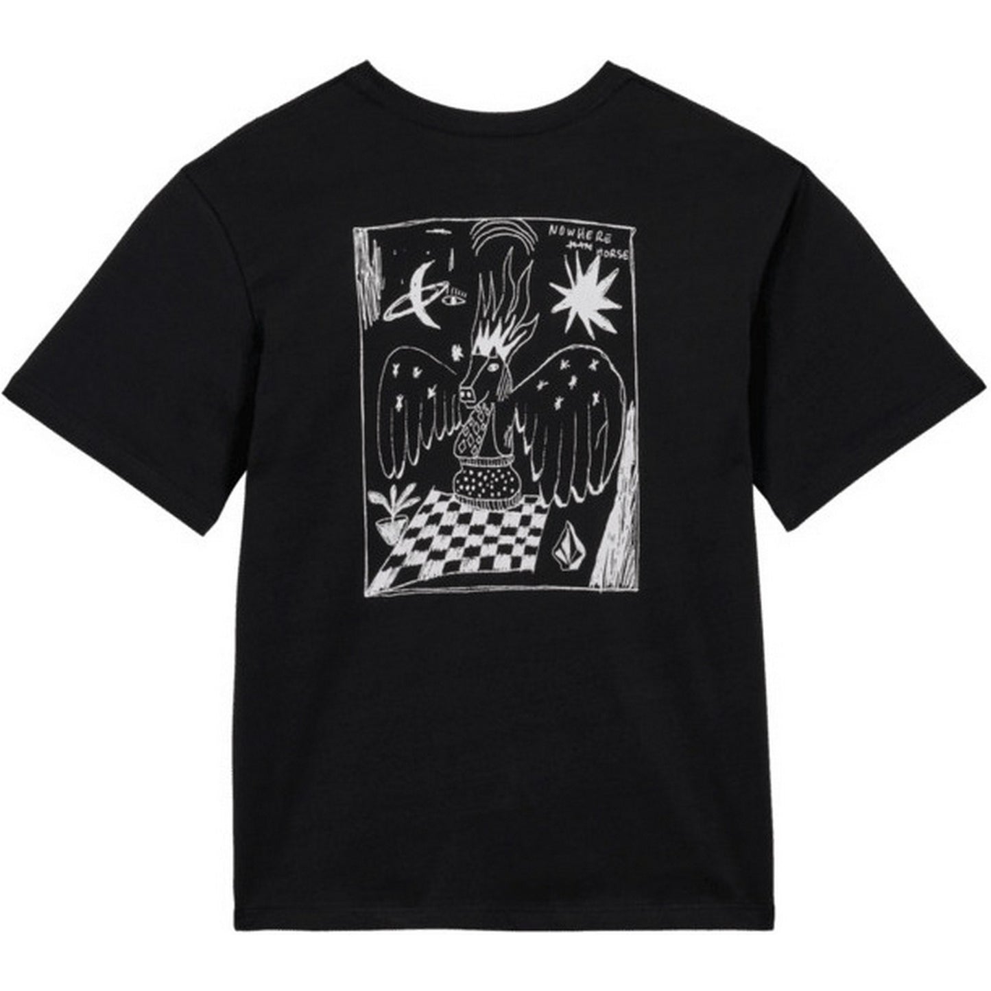T-shirt Ragazzo Volcom - Nowhere Bsc Sst - Nero