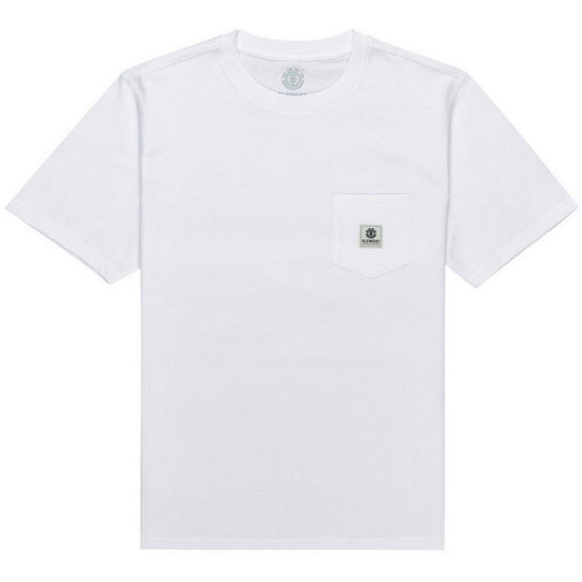 T-shirt Uomo Element - Basic Pkt Lbl M Kttp Fbk - Bianco