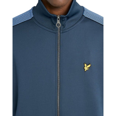 Felpe senza cappuccio Uomo Lyle & Scott - Geo Rib Crewneck Sweatshirt - Blu