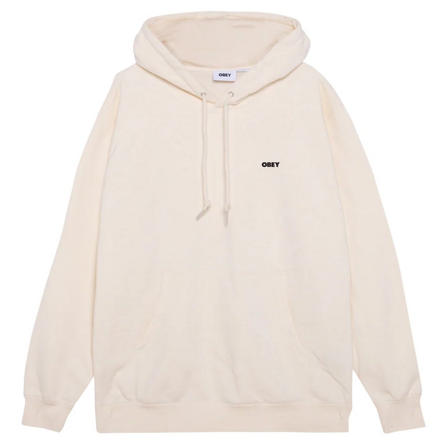 Felpe con cappuccio Uomo Obey - Obey Lisbon Icon Fleece - Bianco