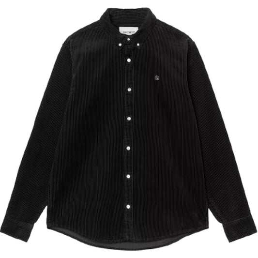 Camicie casual Uomo Carhartt Wip - L/S Madison Cord Shirt - Nero