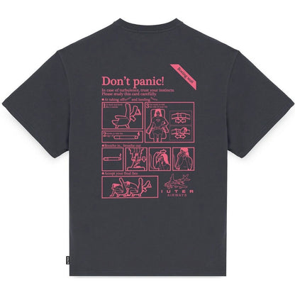 T-shirt Uomo Iuter - Don't Panic Tee - Grigio
