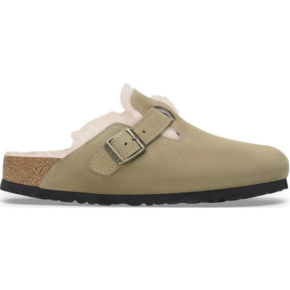 Sandali Unisex Birkenstock - Boston Shearling - Beige
