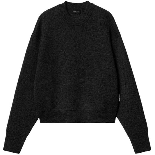 Maglie Donna Carhartt Wip - W' Merton Sweater - Nero