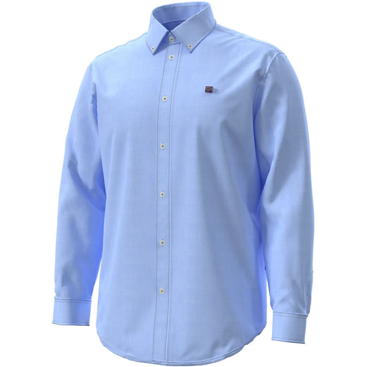 Camicie casual Uomo Napapijri - G-Terra Ls - Celeste